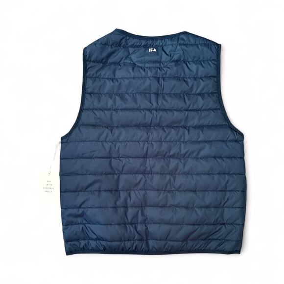 Free Assembly Kids Packable Vest Solid Blue Size L (10/12) - Picture 2 of 5